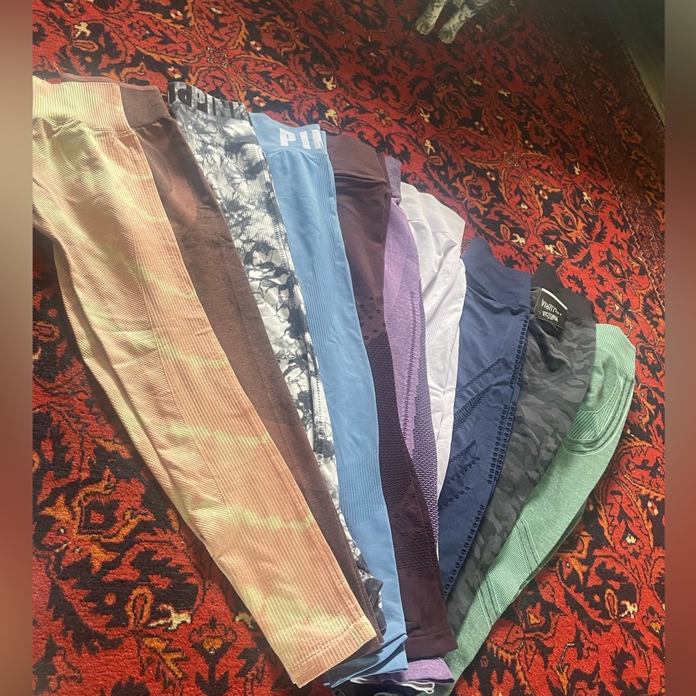 Bundle of VS pink seamless leggings